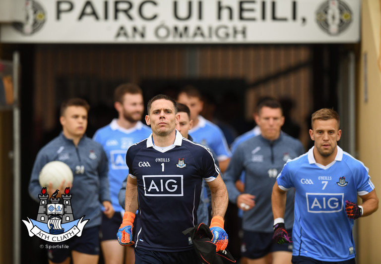 stephen cluxton sfc 18 v tyrone omagh onto pitch .jpg