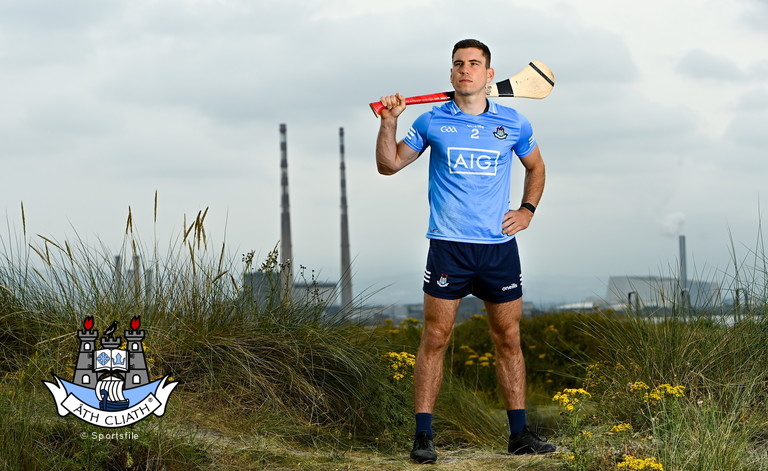 paddy smyth dublin hurler 2021 pose launch .jpg